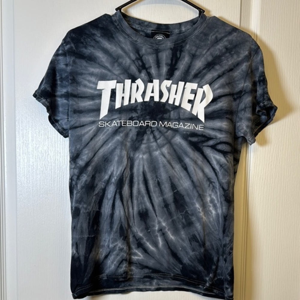 Thrasher Skateboard Magazine Tie Dye Shirt Size Small GUC #2610